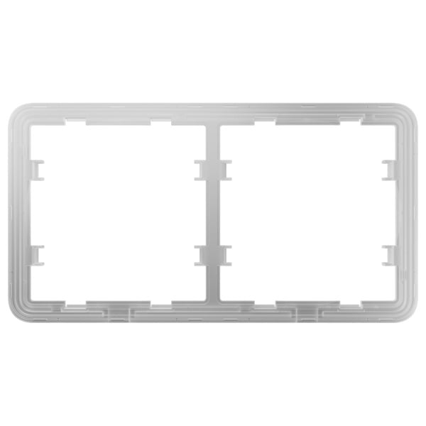 AJAX AJ-FRAME-2 Marco para dos dispositivos - Compatible con AJ-SIDEBUTTON o AJ-SIDECOVER - Ajax - LightSwitch Frame (2 seats)