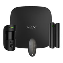 AJAX AJ-STARTERKIT-CAM-B Kit de alarma profesional - Certificado Grado 2 - Comunicación Ethernet y dual SIM GPRS - Inalámbrico 8