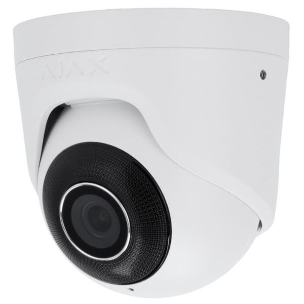 AJAXCCTV AJ-TURRETCAM-8-W Cámara IP Turret 8 Megapixel Ajax - Progressive Scan CMOS - Lente 2.8 mm, Ranura MicroSD hasta 256GB