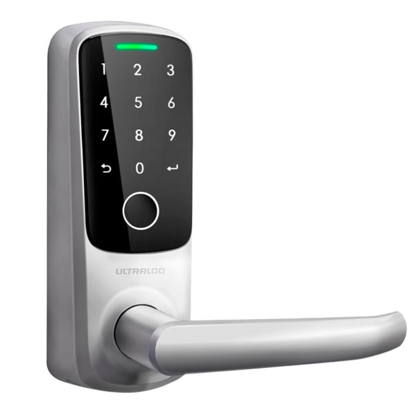 ANVIZ UL-LATCH5-FINGERPRINT Cerradura inteligente Anviz Ultraloq - Huella, PIN y App - 50 usuarios | WiFi y Bluetooth - Autónoma