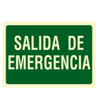 Cartel de Señalización Salida de Emergencia