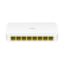 Cudy CUDY-8 FS108D 8 puertos RJ45 de 10/100 Mbps con autonegociación. Hasta 200Mbps Full-Duplex. Admite autoaprendizaje y autoen