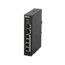 Dahua DAHUA-1076 DH-PFS4206-4P-96 Switch Industrial gestionable L2+ de 3 puertos Fast Ethernet PoE + 1 puerto uplink Gigabit Eth