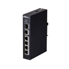 Dahua DAHUA-1416 PFS3106-4T Switch industrial (L2) no gestionable de 4 puertos Fast Ethernet + 1 puerto uplink Gigabit + 1 puert