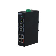 Dahua DAHUA-1758N DH-PFS3409-4GT-96-V2 Switch Dahua no gestionable de gama industrial. 4 RJ45 Gigabit PoE/PoE+/Hi-PoE/PoEbt. 4 S