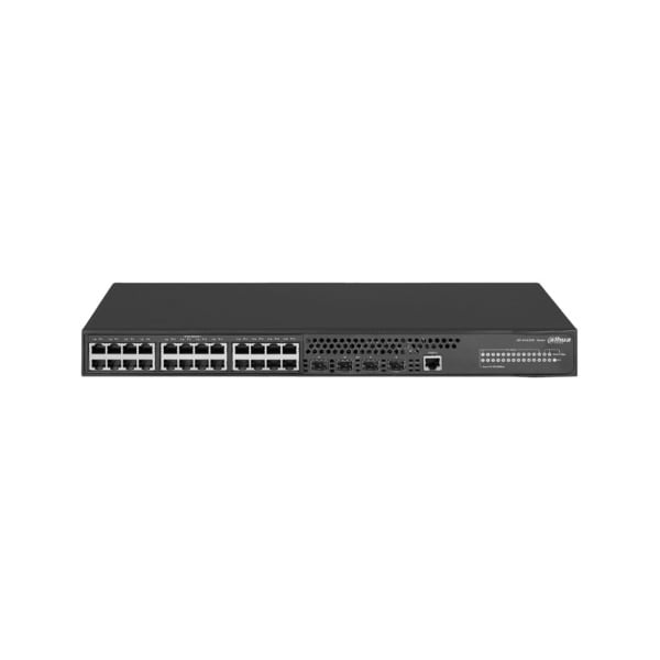 Dahua DAHUA-4061 DH-AS4300-24GT4GF Switch Dahua gestionable L2+. 24 puertos Ethernet Gigabit. 4 puertos SFP Gigabit. 1 puerto co