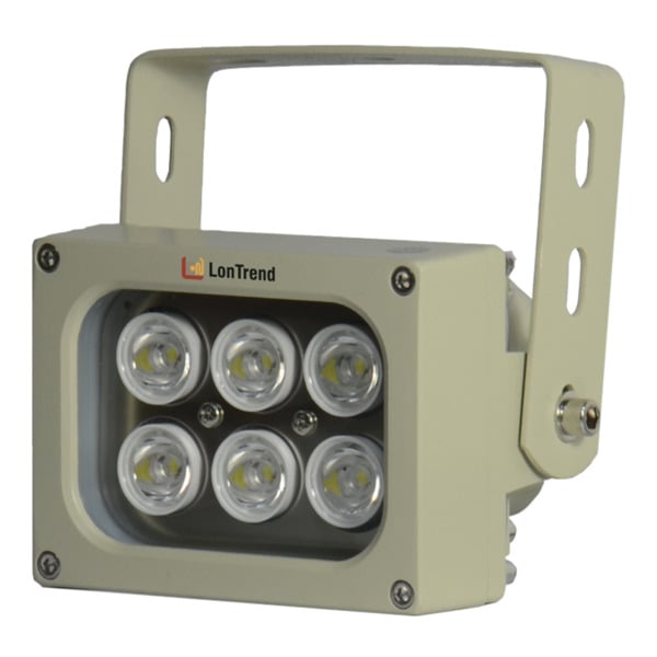 Foco de 6 LEDs luz blanca 15m 120º 220Vac IP66 Nema 4X