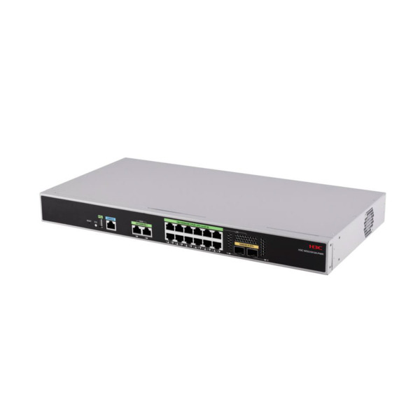 H3C H3C-56 EWP-WSG1812X-PWR Pasarela inalámbrica H3C de servicios integrados. 12 puertos PoE+ Gigabit. 2 puertos SFP+ Ten-Gigabi