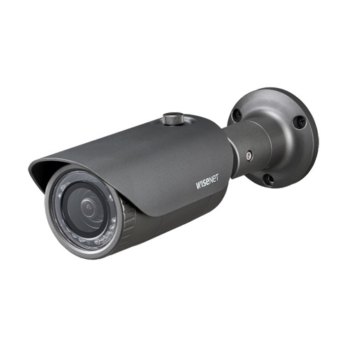 Hanwha Vision HCO-7020R Cámara bullet (AHD / analógica) 4Mpx, óptica fija 4mm, LEDs IR 25m con ICR, IP66, IK10, 12Vdc