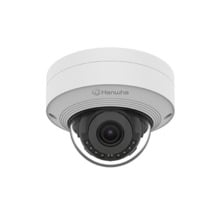 Hanwha Vision QNV-C8011R Cámara mini-domo IP 5Mpx, óptica fija 3mm, IR 20m, WDR, IA clasificación objetos, IP66, IK10, NEMA4X, P