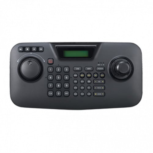 Hanwha Vision SPC-2010 Teclado de control para DVRs y domos Wisenet, Joystick 3D.