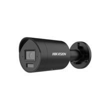 Hikvision Pro DS-2CD2043G2-LI2U BK Cámara Bullet IP 4Mpx, óptica fija 2.8mm, IR + luz Blanca 40m, WDR, IA Acusense, SD, micrófon