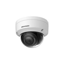 Hikvision Pro DS-2CD2123G2-IS 2.8M Cámara mini-domo IP 2Mpx, óptica fija 2.8mm, IR 30m, WDR, 1E/1S alarma/audio, IP67, IK10, 12V