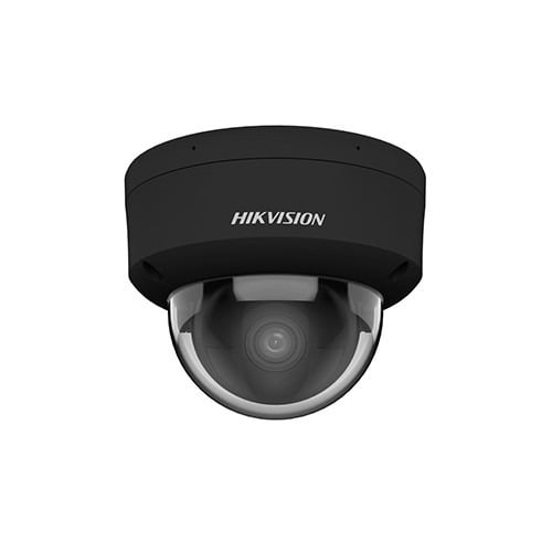 Hikvision Pro DS-2CD2186G2H-ISU BK Cámara mini-domo IP 8Mpx, óptica fija 2.8mm, IR 30m, Darkfighter, WDR 130dB, IA Acusense, SD,