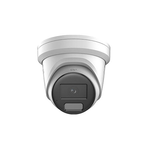 Hikvision Pro DS-2CD2326G2-ISU/SL2 Cámara mini-domo IP 2Mpx, óptica fija 2.8mm, IR 30m, WDR, Acusense, luz estroboscópica, SD, 1