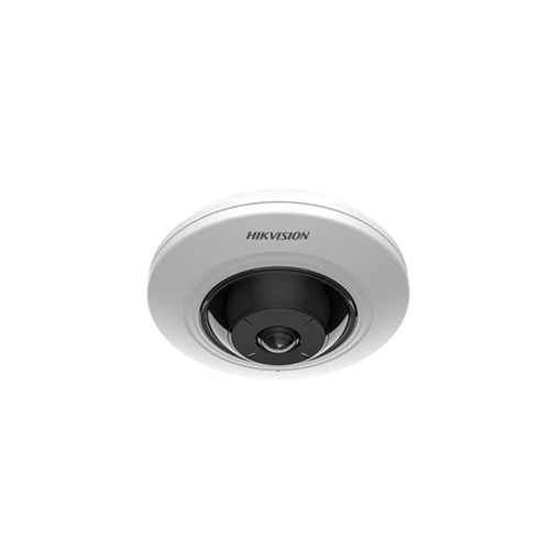 Hikvision Pro DS-2CD2955G0-ISU Cámara hemisférica fisheye IP 5Mpx, óptica 1,05mm, IR 8m, WDR, E/S alarma, micrófono, 12Vdc/PoE.