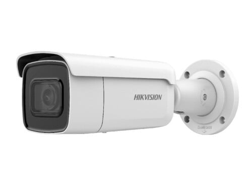 Hikvision Pro DS-2CD2T26G2-2I 28MM Cámara bullet IP 2Mpx, óptica fija 2.8mm, IR 60m, WDR, Acusense, IP67, 12Vdc/PoE.