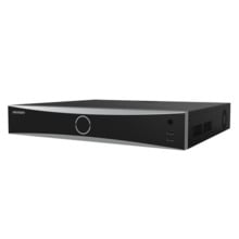 Hikvision Pro DS-7732NXI-K4 NVR 32ch ACUSENSE (2ch detec humano/vehículo), IPC de hasta 12Mpx, H.265, 4 HDD 10TB (n.i.), 2 x RJ4