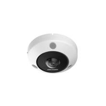 Hikvision Solutions DS-2CD63C5G1-IVS Cámara hemisférica fisheye 360° IP 12Mpx, óptica fija 1.29mm, 3 IR 15m, SD, micrófono, E/S