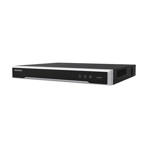 Hikvision Solutions DS-7616NI-M2 NVR de 16ch, cámaras hasta 32Mpx, 256Mbps, H.265+, IA, 2HDD (Max 16TB n.i.), 4E/1S alarma + ADA