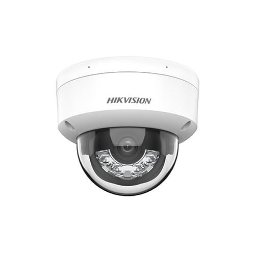 Hikvision Value DS-2CD1143G2-LIU Cámara mini-domo IP 4Mpx, óptica fija 2.8mm, IR + luz blanca 30m, WDR, IA Acusense, SD, micrófo