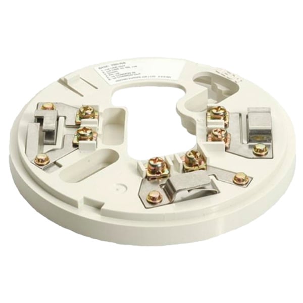 HOCHIKI YBN-R/6(WHT) Base de montaje convencional - blanco - Contactos de acero inoxidable - Acepta cables de 2,5 mm2 - Contacto