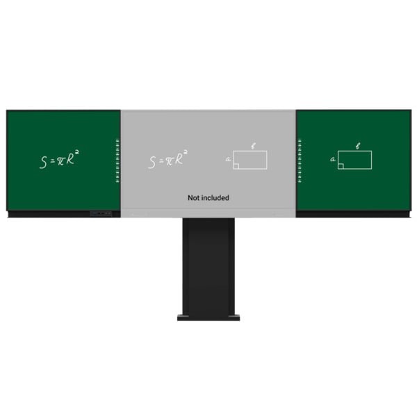 IBOARD IB-WB-YL75-GG Compatible con interactiva IB-TE-YL-75E2  - Pizarra lateral izquierda para tiza  - Pizarra lateral derecha