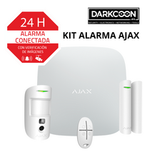 Kit Alarma Ajax Inalámbrico Wifi Gprs con Cámara Videoverificación MotionCam Sin cuotas. Antiocupas. Casa Hogar Negocio Caravana