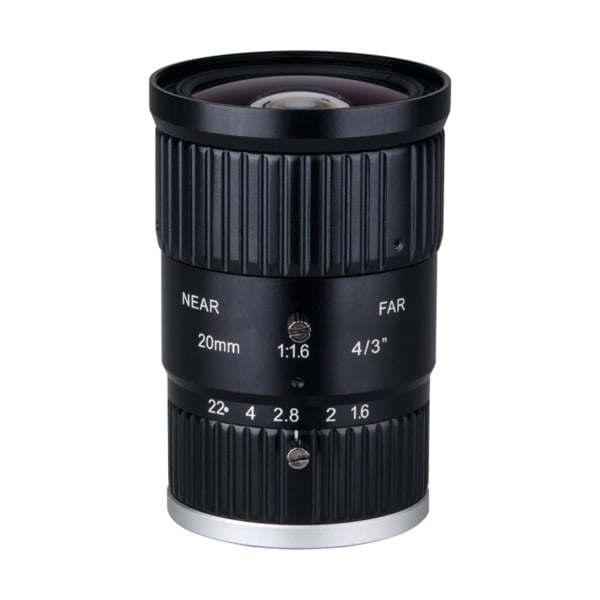 Lente Fija MP 10M 4/3" C IR F1.6 20mm