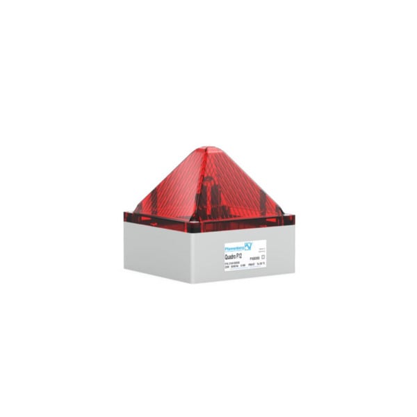 Notifier by Honeywell NOTIFIER-258 QUADRO F12 -3G/3D Luces de señalización. ATEX. 24VDC. 7,5 julios. Lente roja. IP 66. Para uso