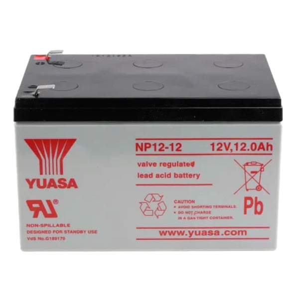 OEM BATT-NP12-12 Yusa NP12-12 - Batería recargable - Tecnología plomo ácido AGM - Capacidad 12 Ah / 12 V - 98 x 151 x 97.5 / 405