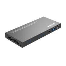 OEM HDMI-SW-4x1-8K60 HDMI Switch - 3 Entradas HDMI - 1 entrada USB-C - 1 Salida HDMI  - Resolución 8K@60Hz - Control con mando a