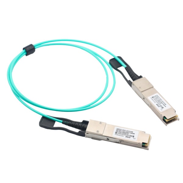 OEM QSFP-40G-AOC-5M Cable de conexión directa QSFP+ - Velocidad 40Gbps - Modulos QSFP+ en ambos extremos - Ideal para Stacking e