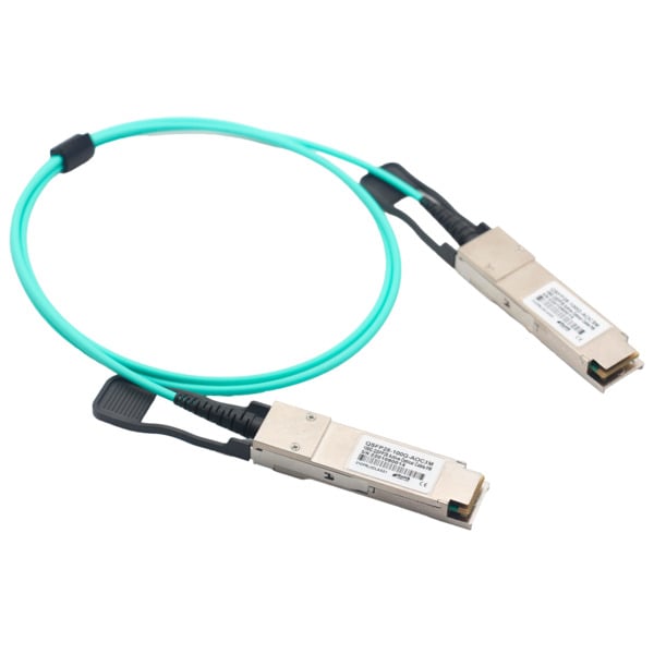 OEM QSFP28-100G-AOC-3M Cable de conexión directa QSFP28 - Velocidad 100Gbps - Modulos QSFP28 en ambos extremos - Ideal para Stac