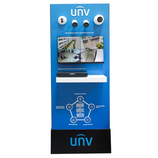 OEM UV-TOTEM Panel de exposición de Uniview - CCTV 4K - Las tecnologías más avanzadas - Switch con conexión internet - Plug &amp