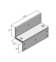 Openers MBAX300-Z Escuadra Z de fijación para MEX430 / MEX630