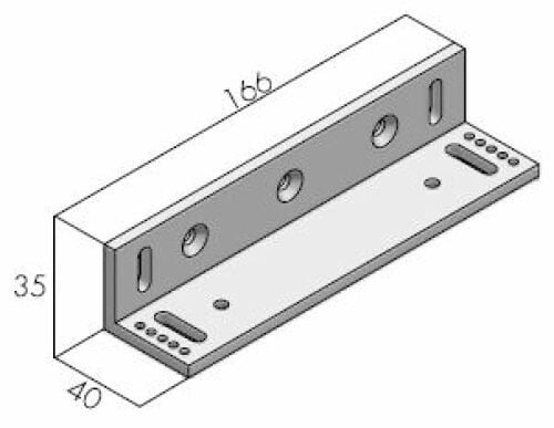 Openers MBEX180-L Escuadra L de fijación para MEX100