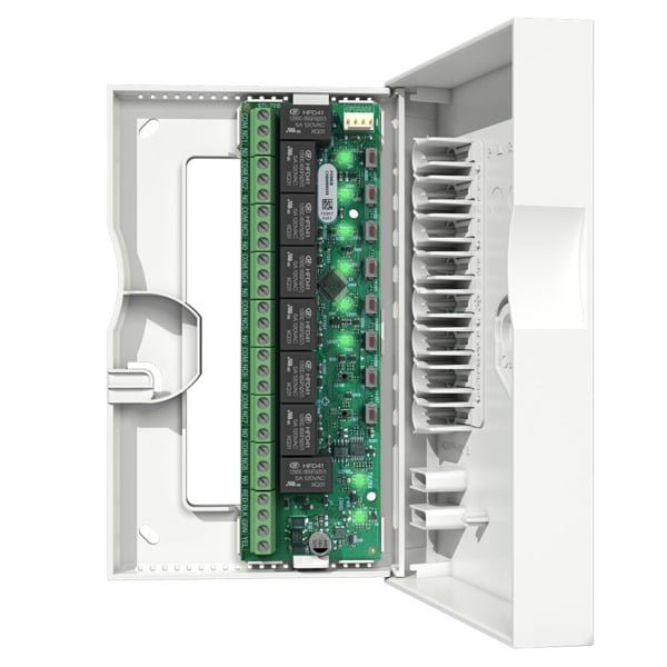 Paradox PAR-210 PGM82 Módulo de 8 salidas de relé PGM de 4A. Compatible con las centrales de alarma Spectra, Magellan, Digiplex