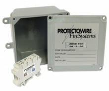 Protectowire ZB-5-QC Caja de conexión o final de línea no metálica, a prueba de humedad con bloque de terminales incluido.