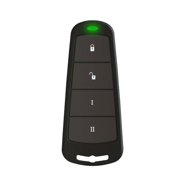 Pyronix Hikvision PYRO-47 KEYFOB-WE Mando vía radio bidireccional Pyronix. 4 botones y 8 funciones. 868MHz. EN50131 Grado 2.