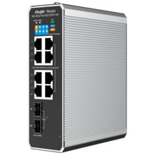 REYEE RG-NIS2100-8GT2SFP-HP Reyee Switch Industrial PoE Cloud Capa 2 - 8 puertos RJ45+ Gigabit + 2 puertos SFP Gigabit - 8 Puert