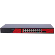 SAFIRE SF-SW2016HIPOE-GF-240 Safire Switch Hi-PoE - 16 puertos PoE + 2 SFP + 2 RJ45 - Velocidad de puertos Gigabit 10/100/1000Mb