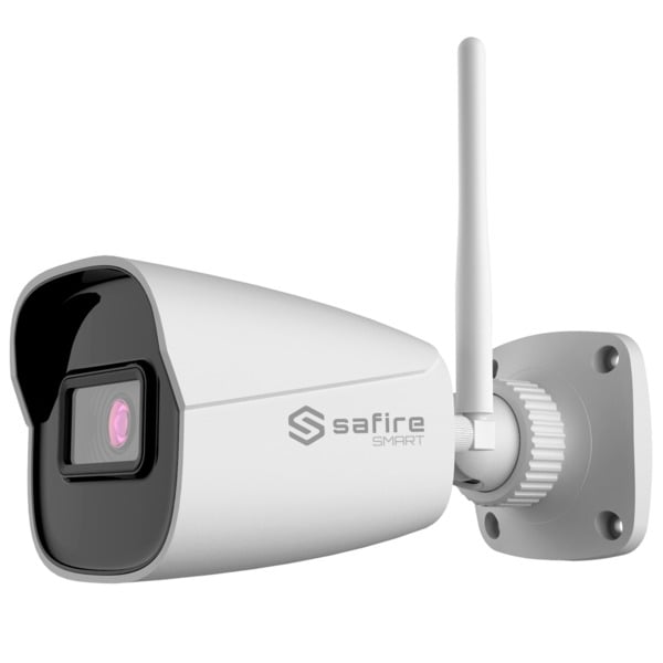 SAFIRE SMART SF-IPB080A-4WE1 Safire Smart - Cámara Bullet WiFi E1 Inteligencia Artificial - Resolución 4 Megapíxel (2566x1440) -