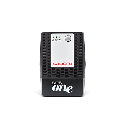 SALICRU SPS1100-ONE-BL SAI 1100VA / 600W. 2x Bateria 12V/17Ah incl. Protec. eléctricas. 4x Salida Schuko. Consultar tiempo Backu