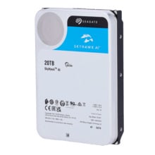 SEAGATE HD20TB-S-AI Disco duro Seagate Skyhawk AI - Capacidad 20 TB - Interfaz SATA 6 Gb/s - Hasta 32 transmisiones de inteligen