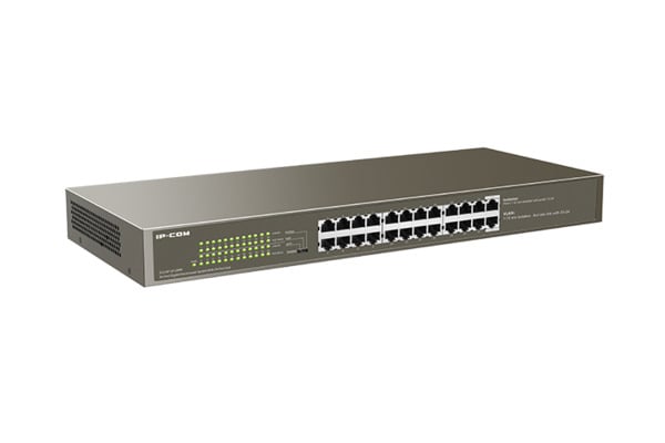 Switch 24 puertos PoE Gigabit no gestionable enracable L2 IP-COM