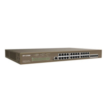 Switch inteligente 24 PoE Gigabit + 4 puertos SFP PoE Gestionable L3 IP-COM