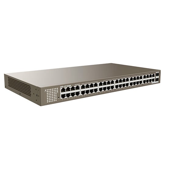 Switch inteligente 48 puertos Gigabit (10/100/1000 Mbps) + 2 puerto 100/1000  SFP