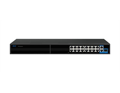 Switch PoE de 16 10/100 + 2 10/100/1000 Puertos con IA