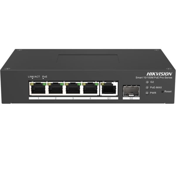 Switch PoE inteligente administrado Fast Ethernet 4 puertos 10/100 Mbps